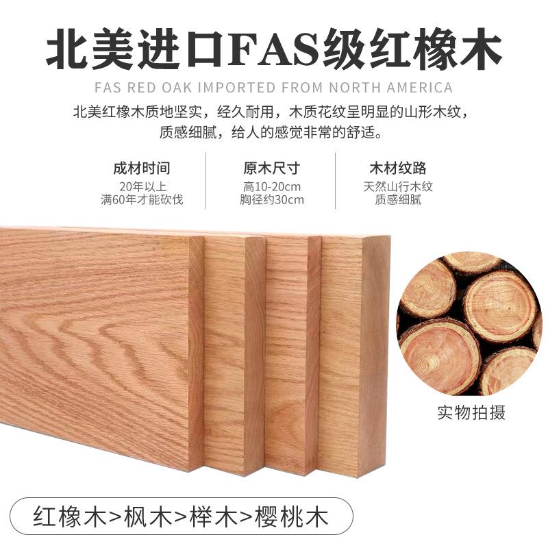 橡木上下床双层床实木多功能组合子母床上下铺儿童床带滑梯高低床