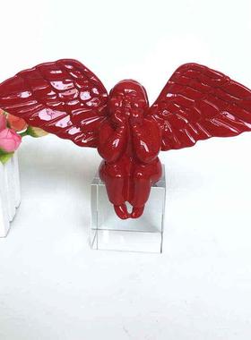 简约客厅小天使北欧时尚家居装饰摆件创意工艺品房儿童现代摆件