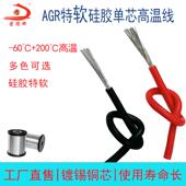 特软单芯硅胶耐200度高温镀锡芯0.3 1.5平方环保阻燃防火导电线