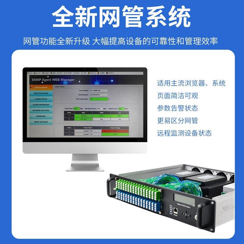 OKW1W550m 光纤大器 EDFnA FTTH DM 64*17dB专放业