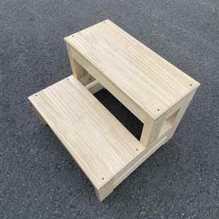 家IVH用梯2步楼梯实阳台阶梯木子踏步登高窗3台阶脚踏小双层活动