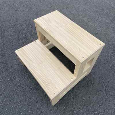 步实木家用2步楼NZH65166梯阳台阶梯子踏登高窗台阶脚梯踏3小双层