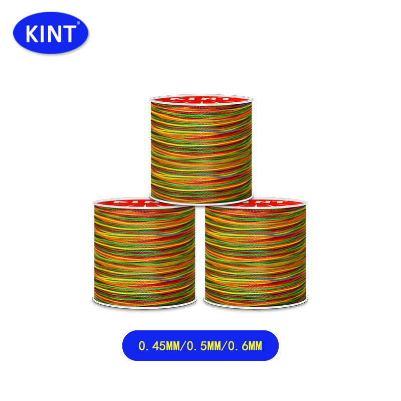 KINT手缝圆蜡线多彩DIY手工手缝皮革尼龙手工表带织带辅料批发