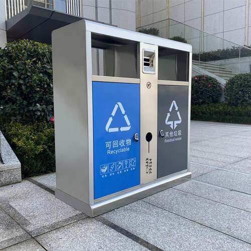 不钢圾桶两分锈类外垃圾桶大容量小区街道垃211环卫垃户圾箱厂家
