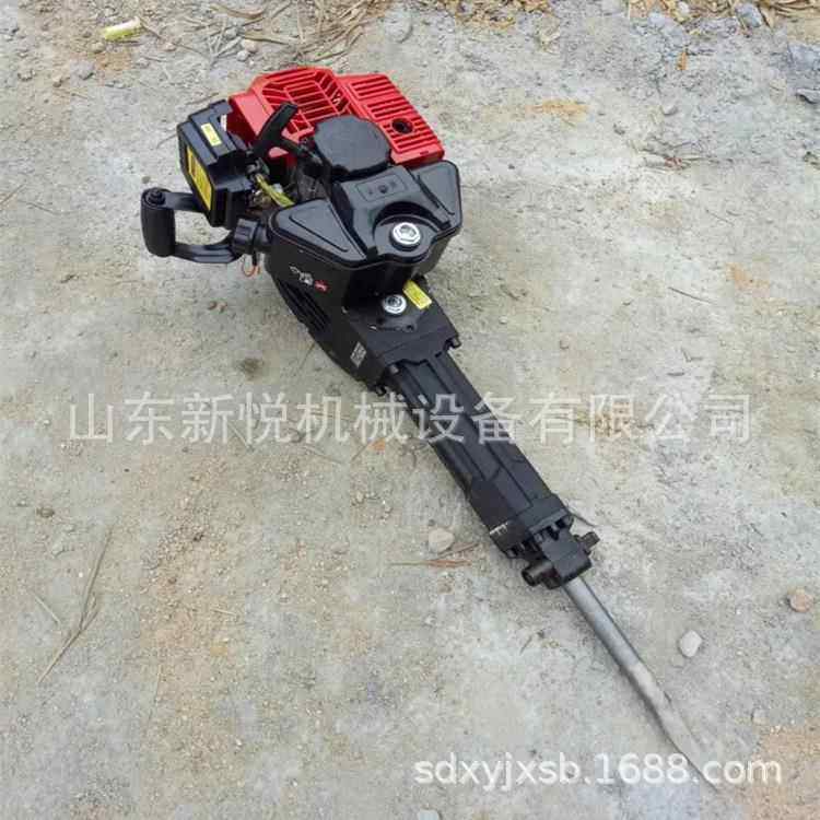 汽油两冲程冲击钻 小型混凝土破碎镐价格 道路施工用汽油镐