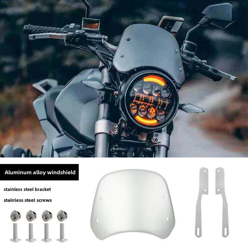 适用本田CB190TR/SS风挡190SS专用风挡凯越500F复古前挡风导流罩