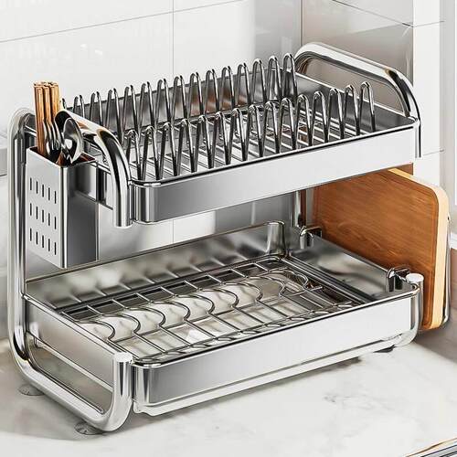 dish drying rack storage kitchen cup holder organizer洗碗架