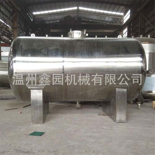 500l卧式储罐高强度耐腐蚀存储容器物料贮藏罐单层不锈钢储罐