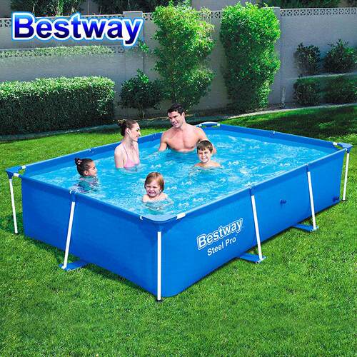 bestway百适乐泳池大型家用成人儿童水池养鱼池加厚户外框架泳池