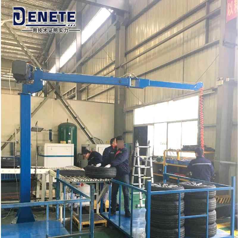 厂家直供折臂吊00kg智能折臂式起重平衡吊机移动式立柱悬臂吊