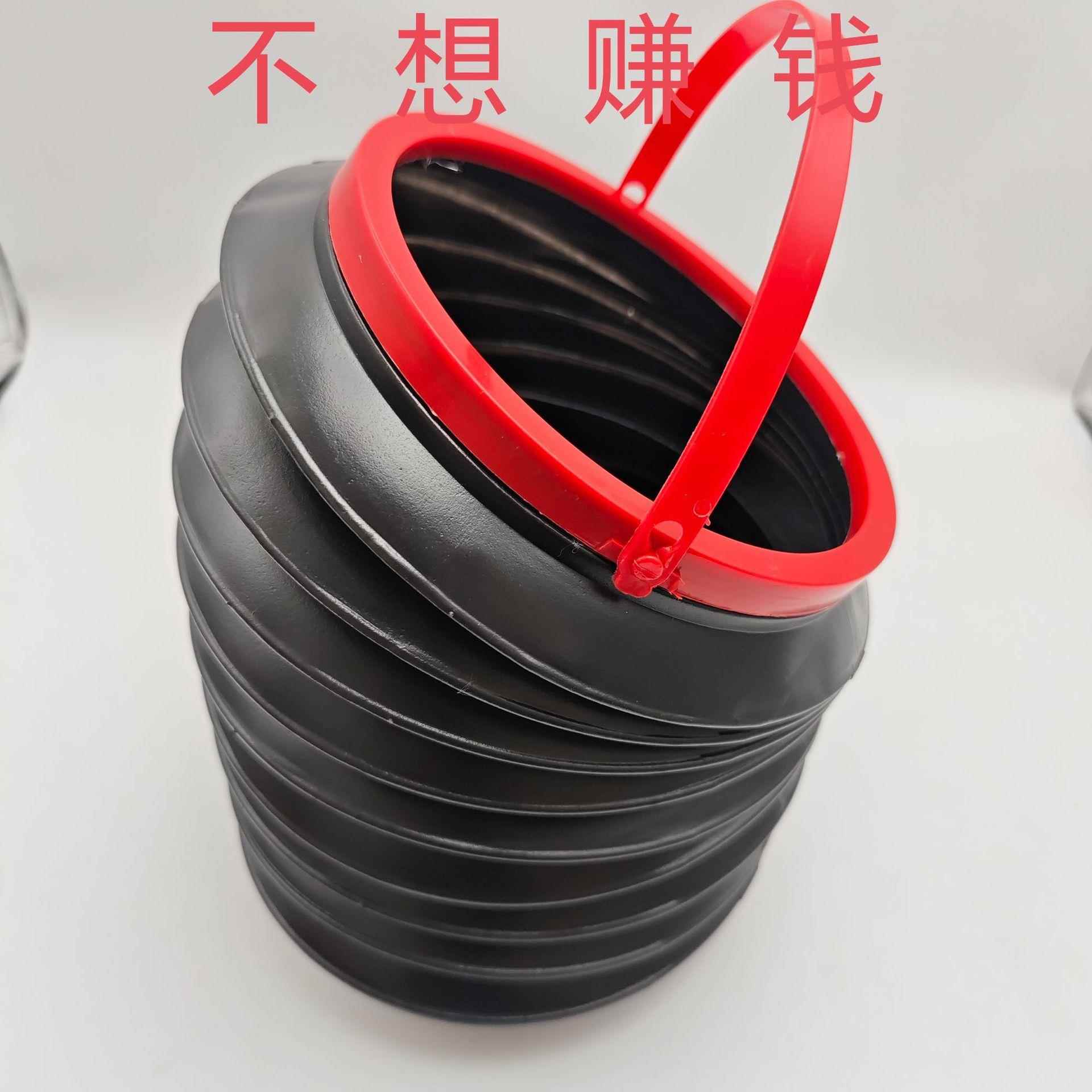 车载垃圾桶汽车带盖4L水桶可折叠伸缩雨伞桶车上创意置物收纳用品