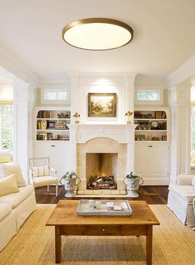 式全2001铜吸顶灯室美内薄客厅餐厅卧室走L廊书房楼梯间健身房款E