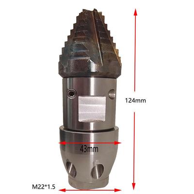 MM22*1.522内公丝高压水喷头旋转喷疏通下管道头宝塔喷头1斤