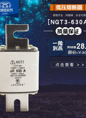 NGT3-630 aR450A 500A 600A 630A 低压快速熔断器 上海陶瓷厂