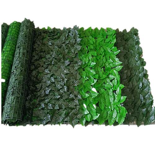彷真绿叶篱笆植物墙草坪围栏装饰栅栏阳台护栏遮挡围挡假绿植围档