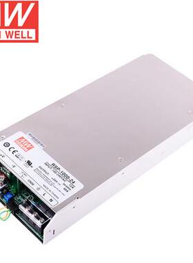 明纬RSP-1000-24960W24V40APFC薄款可调电压可并联电源