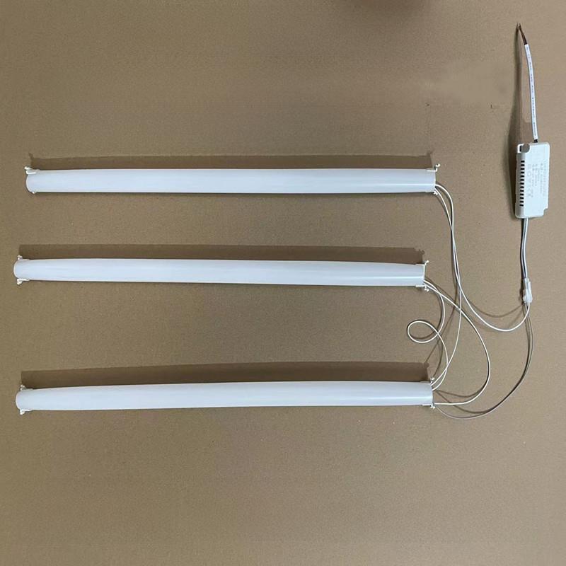 星辉60×60格栅灯一拖三LED灯芯3×8w灯条灯管长56cm塑料套管配件