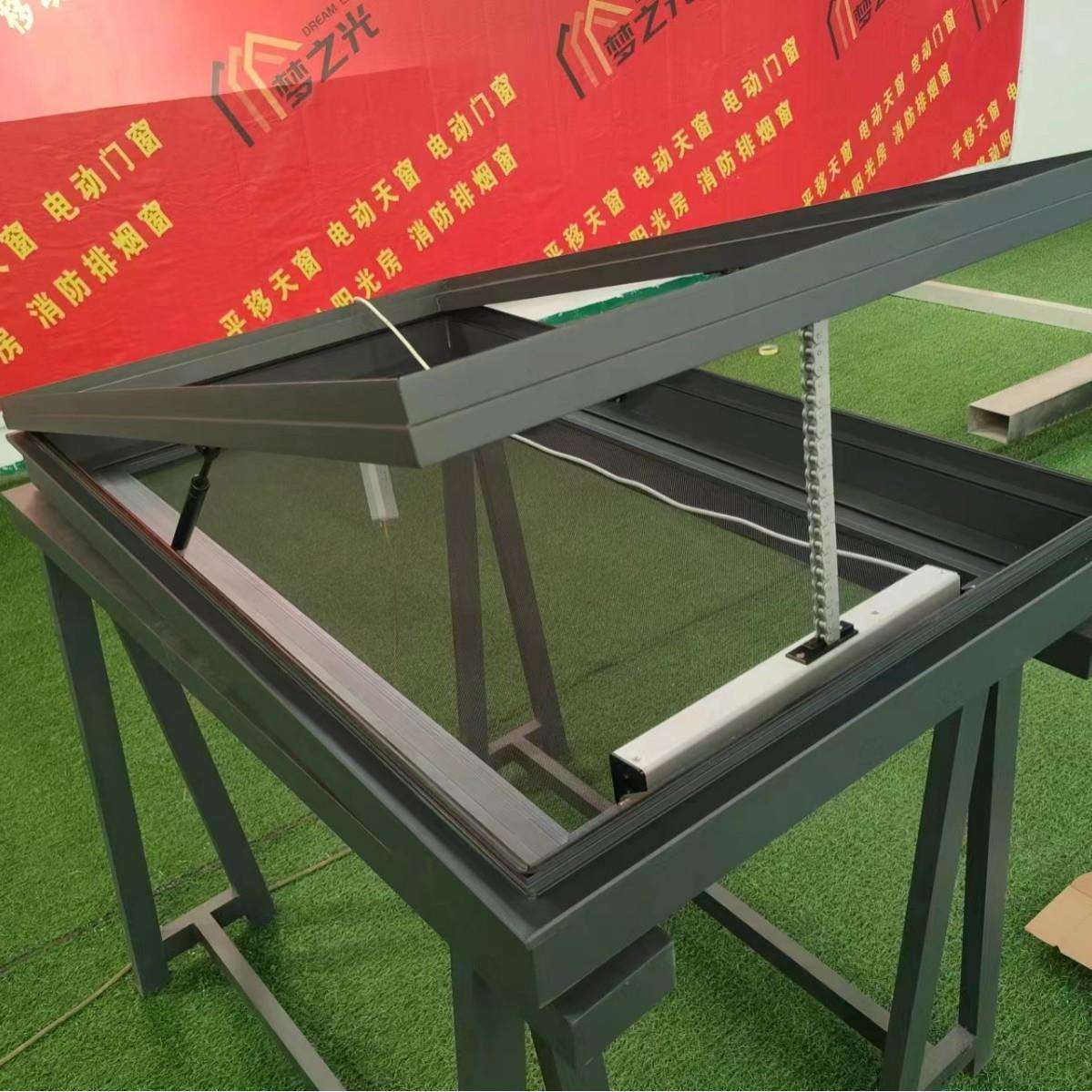 上海铝合金玻璃门窗不锈钢园林设备天窗采光井阳光房顶出口天窗