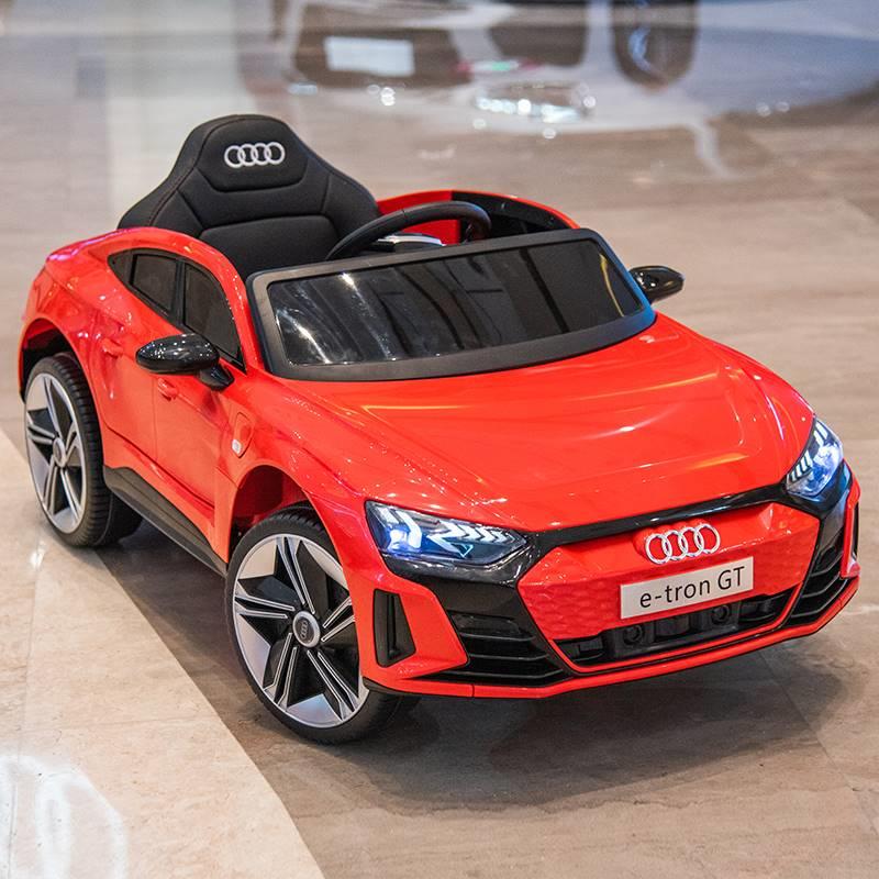 高档奥迪儿童电动车四轮玩驱具汽车四可坐人宝宝小孩子带婴遥控儿
