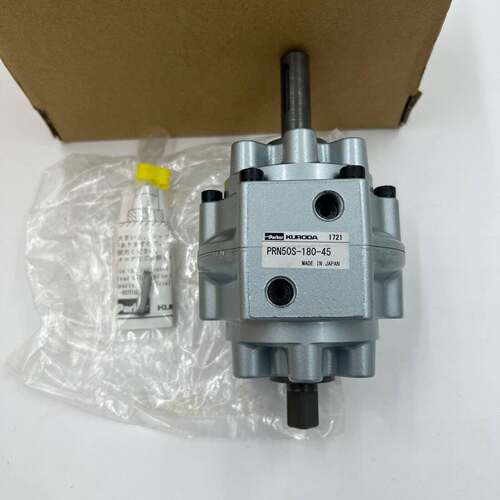 现货KURODA黑田精工旋转气缸PRN50S-150S-300S-800S-90-180-45-40