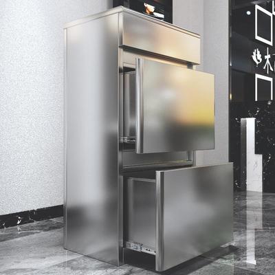 不锈钢理发店工具柜美发柜子发廊专用工具台收纳储物柜带抽屉推车