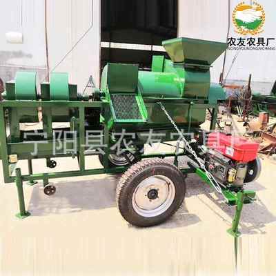 粱4吨电动打谷PTO版玉米脱粒机机黄豆打LVX粒机水稻小麦子高脱谷