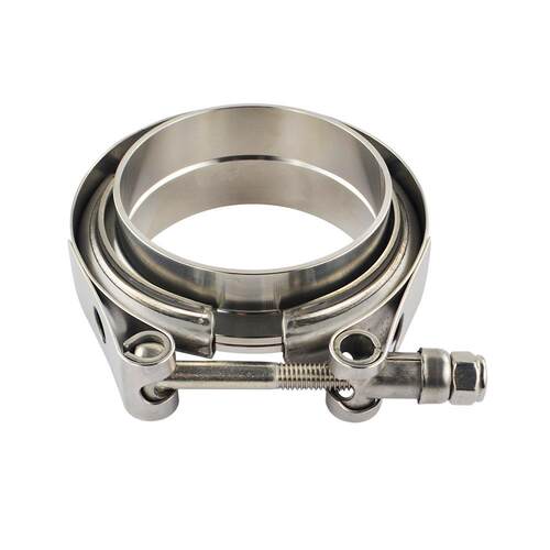 改装排气管法兰不锈钢卡箍304子母接头消音器抱箍卡扣V BandClamp
