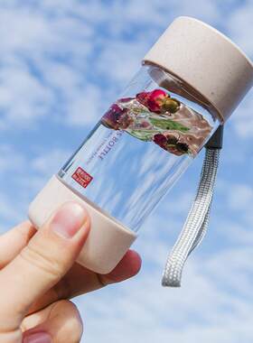 日本口袋杯200ml150ml小巧迷你水杯子可爱超萌微型小号玻璃少女心