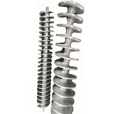 定制304不锈钢送料螺杆双螺旋输送杆出料搅拌螺旋杆 蛟龙轴螺旋杆