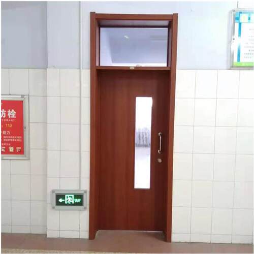 实木复合PVC生态免漆学校门 SS5874型号 防撞隔音 巨梦生产厂家