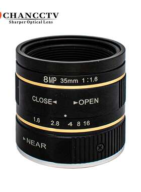 CHANCCTV靶面1”工业镜头FA焦距35mm分辨率8MP