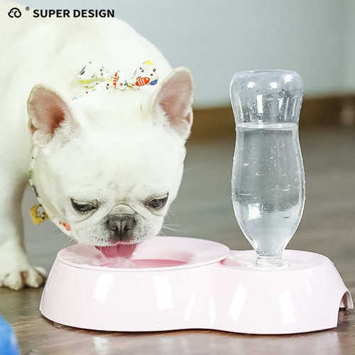 猫宠物用品喂水器立式饮水盆普狗水器喝自动饮水机狗狗休重力宠物
