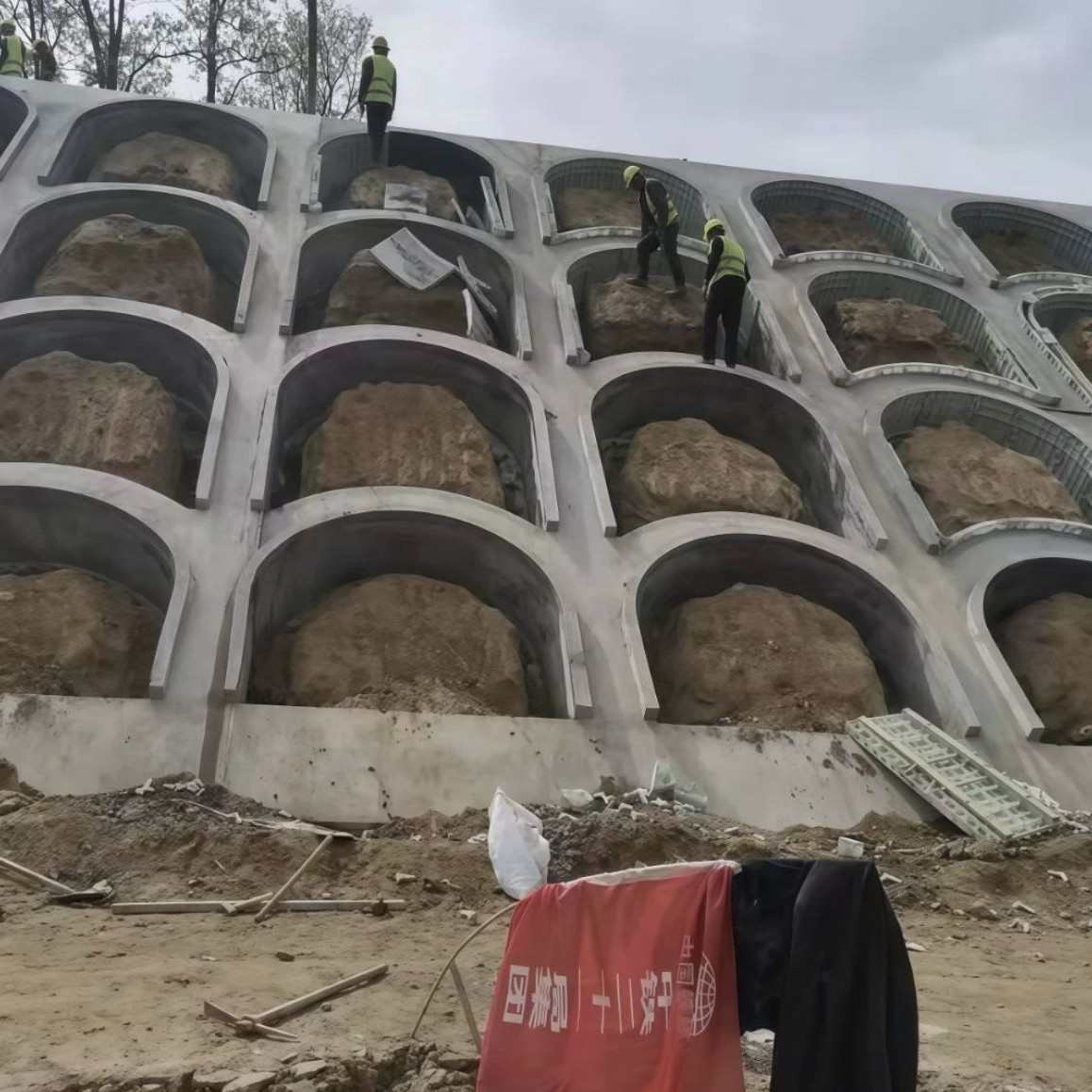 塑料模板现浇混凝土模板广西省拱形骨架模具塑钢模板塑料模具厂家