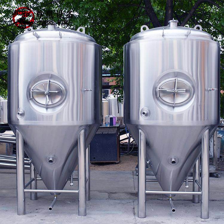啤酒发酵罐 原浆啤酒机 精酿啤酒设备 山东啤酒设备1000L发酵罐
