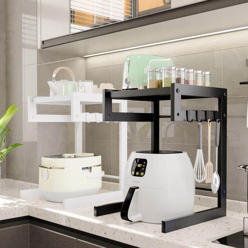 电饭锅架子小家电分层收纳层架厨房电器家用台面小型空气炸锅置物