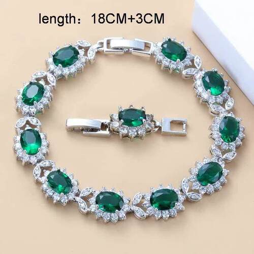 Bridal Necklace And Earrings Jewelry Sets For Women Fashion