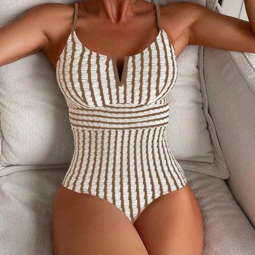 Women ' s Fashion One - Piece Swimsuit , Swim Bodysuit ,