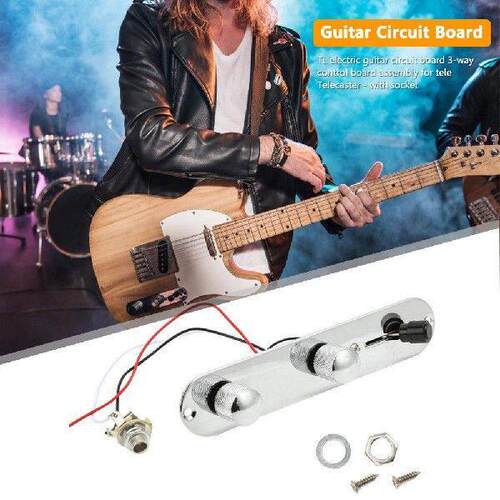 TL Electric Guitar Control Plate with Socket 3-Way Circuit