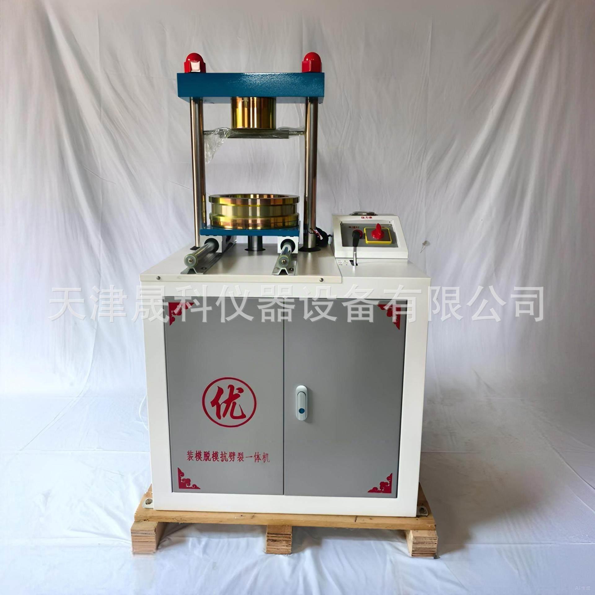 混凝土装脱模劈裂一体机砼抗渗试模装模脱模器混凝土劈裂器