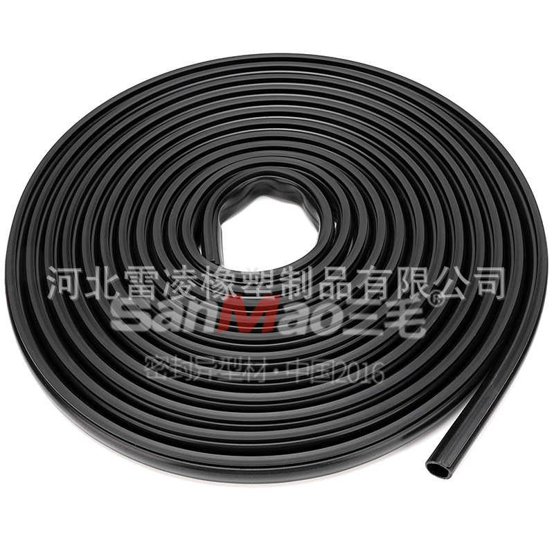 优惠RV房车密封条辅助滑动式密封件黑色橡胶拖车露营车拓展仓防水