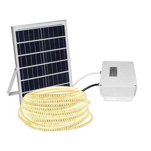 2025新款太阳能灯带led户外防水超亮灯串室外庭院阳台氛围彩灯条