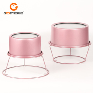 蛋糕倒扣冷却架6寸8寸烘焙戚风模具蛋糕放凉架不粘玫瑰金晾架家用