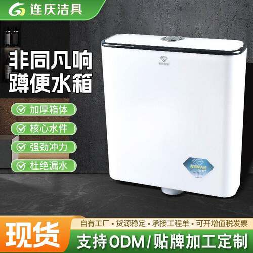 厕所冲水箱卫生间蹲便器蹲厕水箱加厚壁挂式工程家用马桶水箱