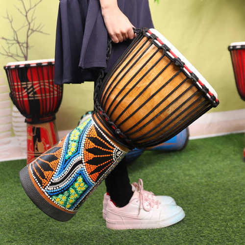 拓米非洲鼓8寸10寸12寸印尼手鼓儿童幼儿园学校琴行初学手拍鼓