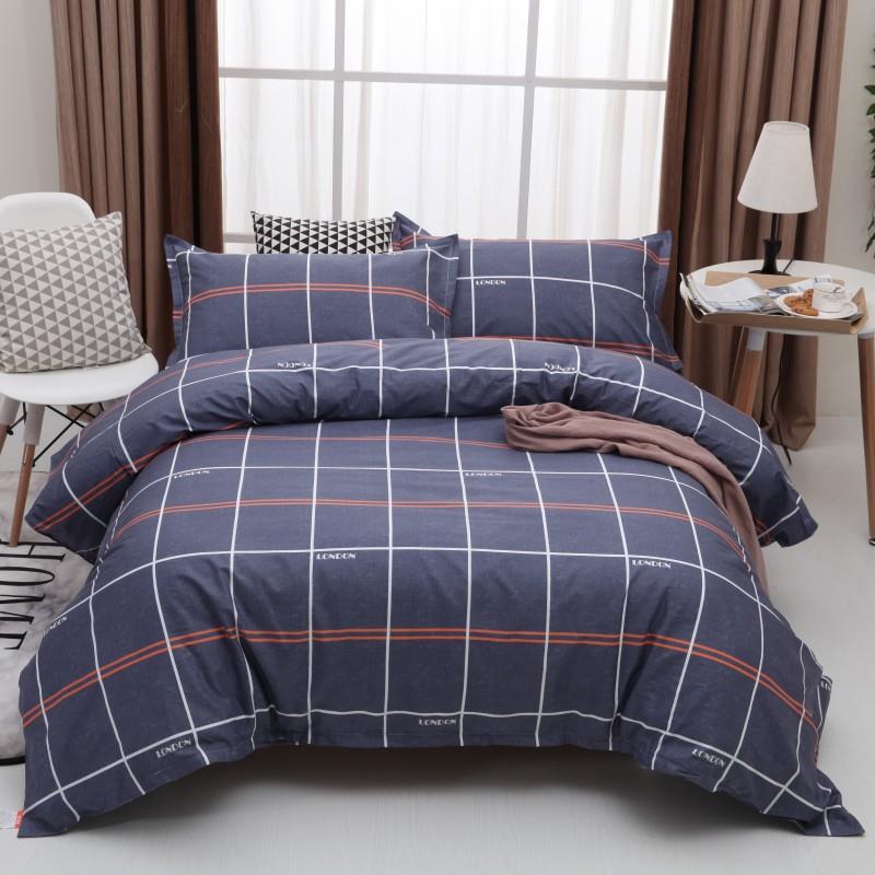 正品加厚1纯棉品四件套100%全棉.5米双1.8m学生宿舍单人人床上用4