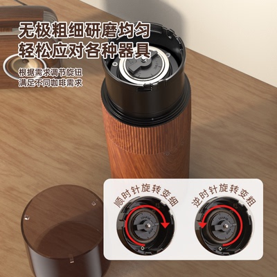 磨豆机电动家用小型咖啡研磨机咖啡豆研磨器磨粉咖啡机全自动手磨