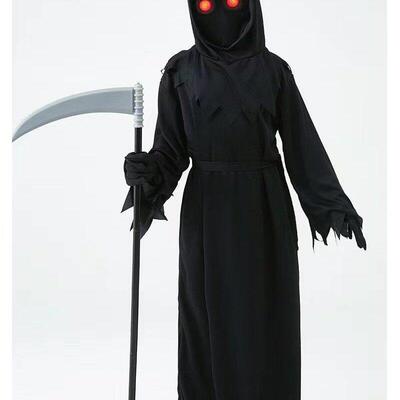 Childrens Halloween horror Reaper costume万圣节cosplay扮演