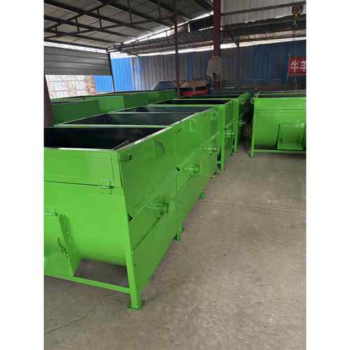 高档自动卧式料饲搅拌机养殖场草料搅拌机干加厚养牛养羊全拌草机