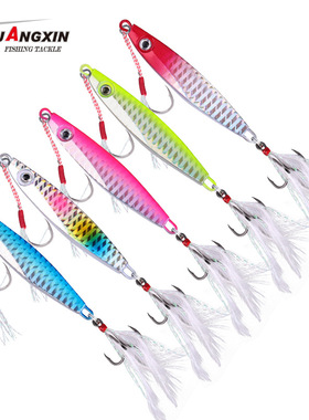 铁板亮片铅鱼路亚饵铁板硬饵路亚仿生饵淡水翘嘴鲈鱼海钓耐磨拖钓