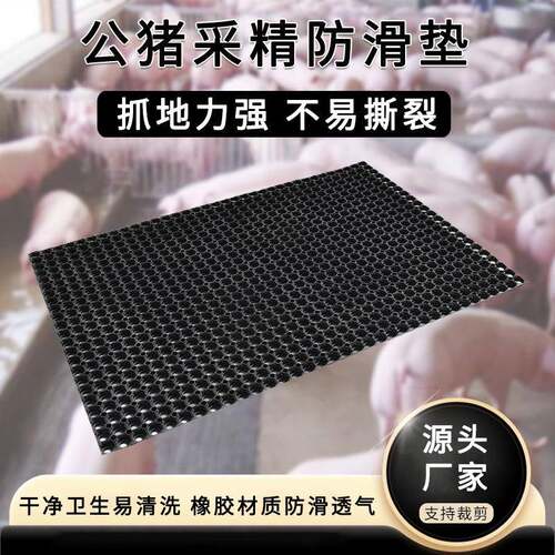 源头厂家公猪采精橡胶垫耐磨耐啃咬养殖场镂空疏水垫滑雪场防冻垫
